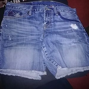 Lucky Brand size 6 jean cut off shorts